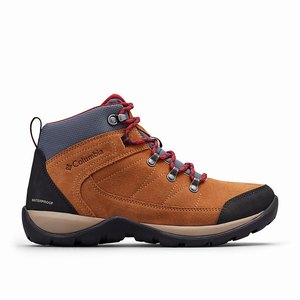 Columbia Fire Venture™ S II Mid Vattenproof Ankle Vandringsskor Dam Bruna/Svarta (JAEXT3057)